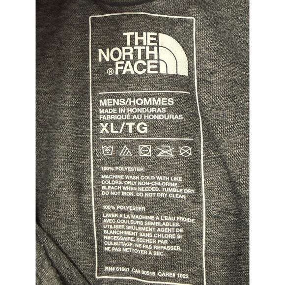 The North Face Flashdry Performance Material Men’s Sz XL Long Sleeve Shirt Gray - Picture 9 of 9
